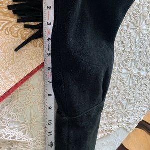 Vintage leather fringe jacket